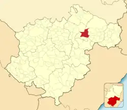 Расположение муниципалитета на карте провинции