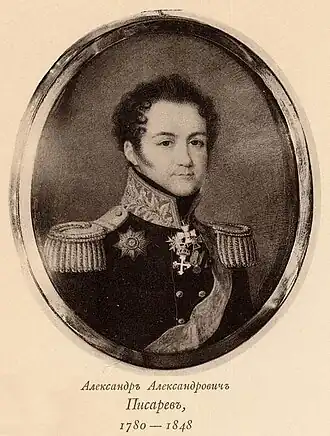 Миниатюра из собрания великого князя Николая Михайловича по картине Я. И. Аргунова