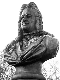 Памятник А. Д. Меншикову на Адмиралтейской улице