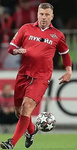 В составе ветеранов «Спартака» в 2022 году