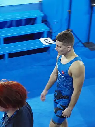 Александр на чемпионате мира 2021 в Норвегии