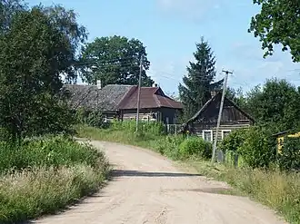 Деревня Алёксино, улица Центральная