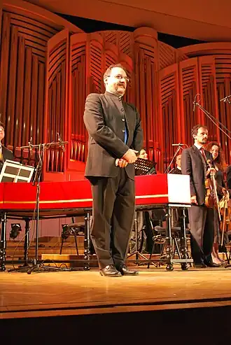 Р. Алессандрини на гастролях в Кракове (фестиваль «Misteria Paschalia», 2009)