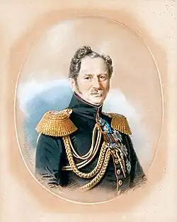 Портрет работы Ф. Ранделя, 1851 г.