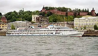 Теплоход «Александр Невский» в Нижнем Новгороде