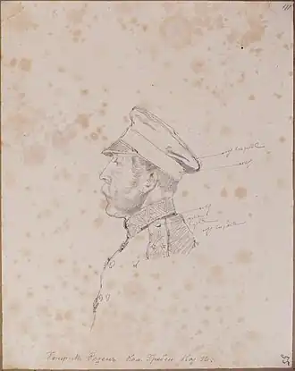 Портрет генерала-майора А. А. Розена работы Т. Горшельта. 1859 год. Музей Российской академии художеств