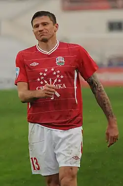 В составе «Спартака-Нальчика» в 2013 году