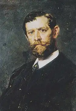 Портрет Альфреда Ромера кисти Станислава Ростворовского