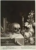Всё суета (Ванитас). Меццо-тинто