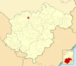 Расположение муниципалитета на карте провинции