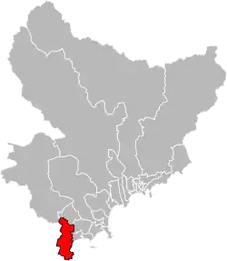 Мандельё-ла-Напуль на карте