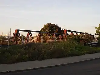 Закрытый Альтглиникский мост в 2010 году.