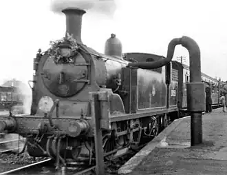 Ex-LSWR M7 № 30055 в Алтоне