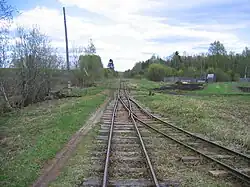 Разъезд перед депо и котельной