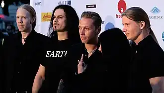 Группа на вручении премии Amadeus Austrian Music Award в Вене, 2009 год