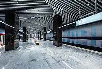 Общий вид станционного зала