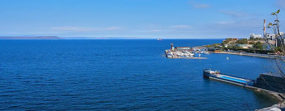 Амурский залив и набережная Спортивной гавани (2024)
