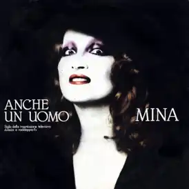 Обложка сингла Мины «Anche un uomo» (1979)