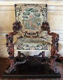 Кресло. 1700—1715. Ка-Реццонико, Венеция