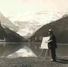 На озере Lake Louise, Альберта, Канада