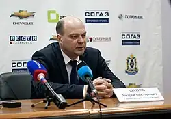 В должности главного тренера «Барыса» (2011 г.)