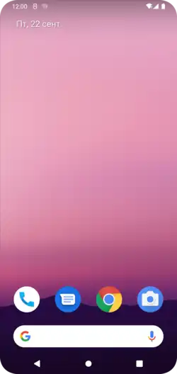Скриншот Android 12.0