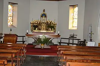 Интерьер церкви Св. Андрея