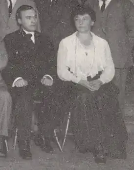 Во время турнира в Гётеборге (1920 г.). Слева — Е. Д. Боголюбов