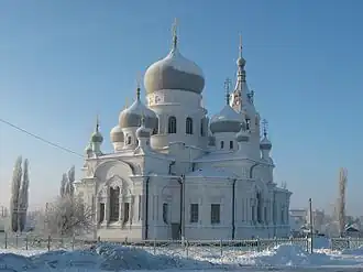 Рождественский храм в посёлке Анна