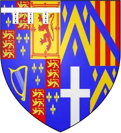 Герб Анны как герцогини Йоркской