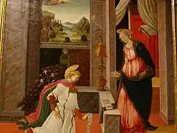 М. Чампанти (Мастер Стратонике). Благовещение Марии. Ок. 1490