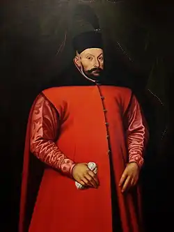 Портрет польского короля Стефана Батория. Автор Мартин Кобер, XVI век