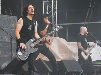 Anthrax на фестивале Sonisphere в 2010 году.