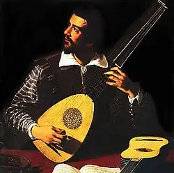 Лютнист. 1610-е гг. Холст, масло. Галерея Сабауда, Турин