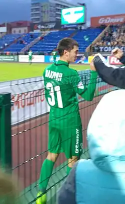 Антон Макурин в составе «Томи»