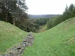 Остатки вала Антонина.