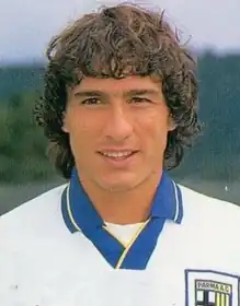 Антонио Бенарриво в составе «Пармы», 1993