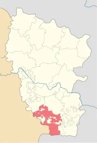 Антрацитовский район на карте