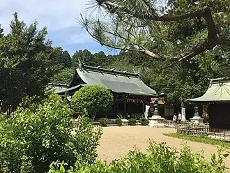 Хайдэн (молитвенный зал) храма Аоба