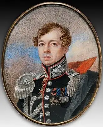 портрет работы Алоизия Рокштуля, 1832 г.