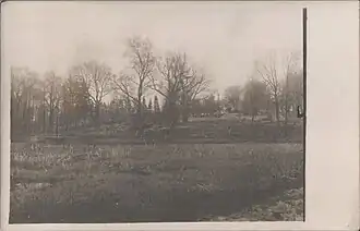 Вид местности в 1917 году