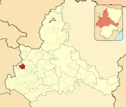 Расположение муниципалитета на карте провинции