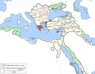 Эялет Архипелаг, 1609 год