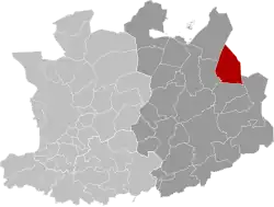 Расположение муниципалитета на карте провинции