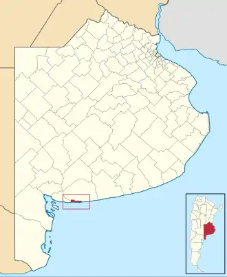 Муниципалитет Монте-Эрмосо на карте