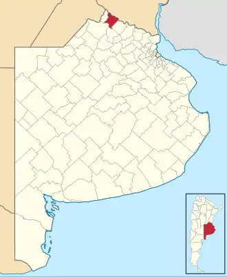 Муниципалитет Рамальо на карте