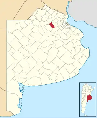 Муниципалитет Суипача на карте