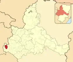 Расположение муниципалитета на карте провинции