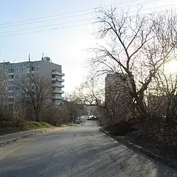 В районе пересечения со Слободской улицей