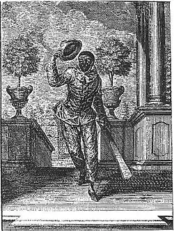 Арлекин. Гравюра  XVIII в.